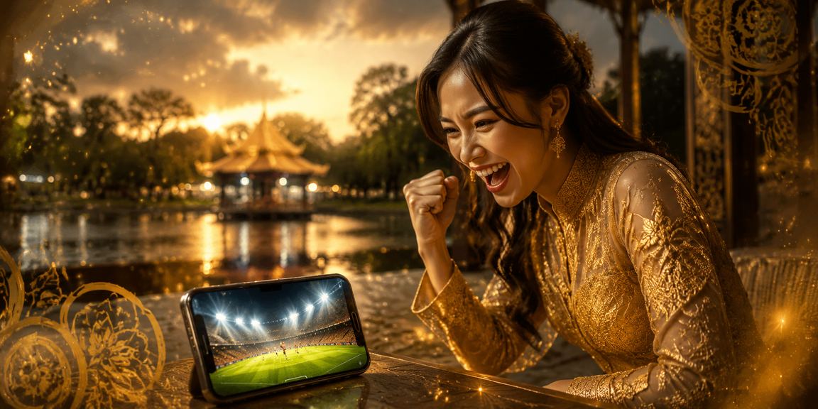 Pengguna Malaysia menggunakan peranti mudah alih untuk akses promosi kasino ao3
